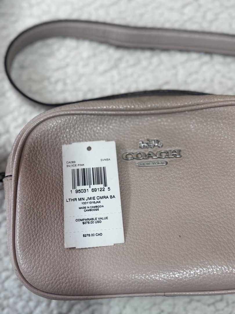 Coach Mini Jamie Camera Bag Ice Pink (Category: Cross-body Bags) located in Santo Tomas. Submitted by gratefulsugar (Listing ID 1462913884, Image 2). Description: .