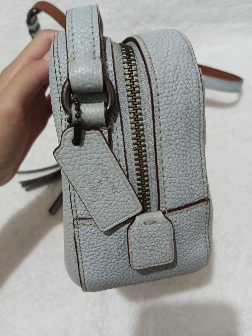 COACH x KEITH HARING SEQUINS HEART CAMERA BAG (Category: Luxury Bags & Wallets) located in Manila. Submitted by sabrinacalin (Listing ID 1463076900, Image 3). Description: ✨ ✨ 💗 Style No. 28661 ✨ Beautiful sequins heart design 👜 Compact camera bag — perfect for everyday use 📏 Dimensions: L 20cm × W 6.5cm × H 15cm A cute and eye-catching piece featuring the iconic Keith Haring design! Perfect for adding a fun touch to any outfit. 💕✨ 📩 PM for 