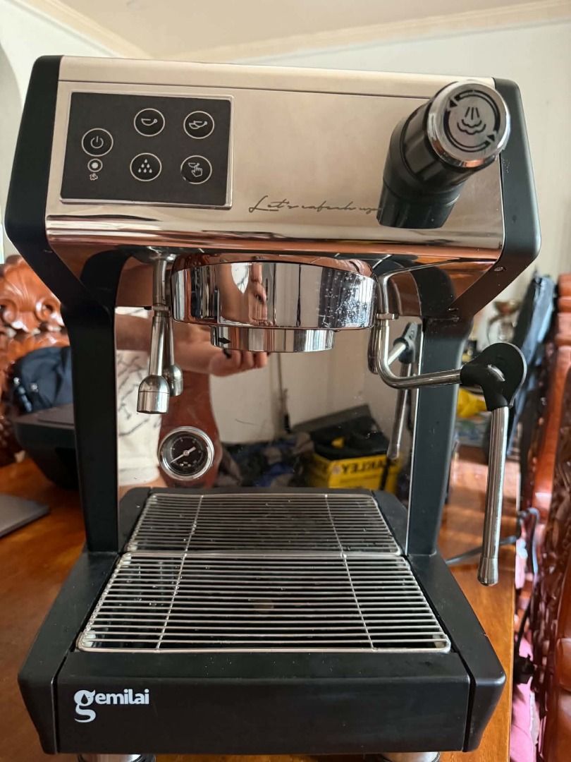 COMMERCIAL ESPRESSO GEMILAI CRM3200F (Category: Coffee Machines & Makers) located in Caloocan City. Submitted by brightowl.329 (Listing ID 1462889375, Image 2). Description: Negotiable for sure buyer. Delivery option: Pickup or via Lalamove Location: San Pedro, Laguna.