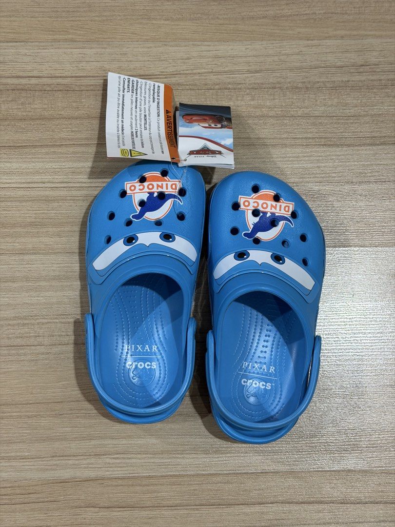 Crocs Cars Dinoco J3 (Category: Babies & Kids Fashion) located in Paranaque City. Submitted by shop.baesic (Listing ID 1462991140, Image 3). Description: Bought Sept 20 in CROCS NORTH EDSA Fitted only RFS - wrong size Tags in tact & crocs eco bag Receipt if needed.