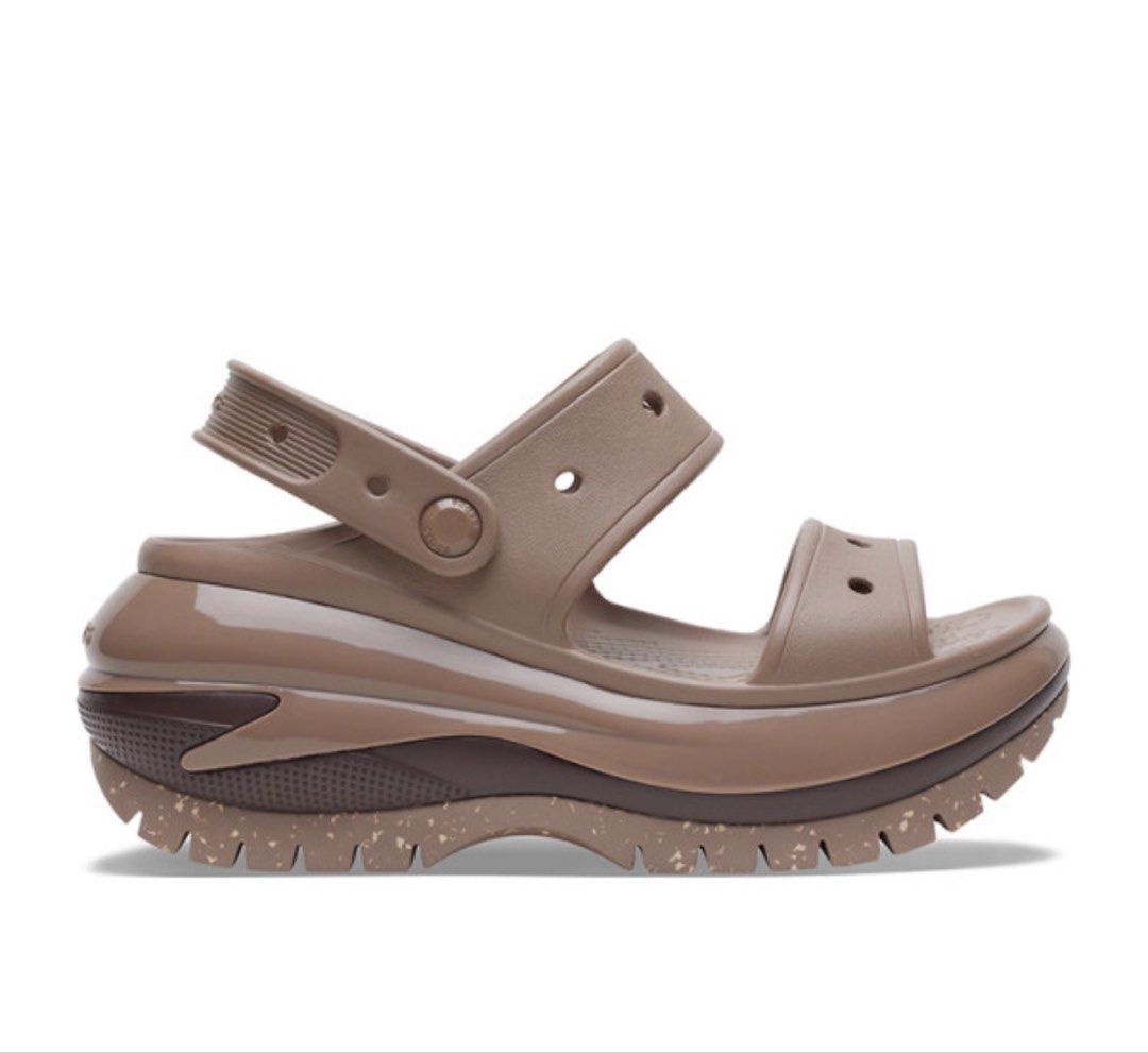 CROCS MEGA CRUSH SANDALS - LATTE (Category: Flats & Sandals) located in Manila. Submitted by alliah.santiago (Listing ID 1463048367, Image 1). Description: Crocs Mega Crush Sandals – Latte 🤎 📌Authentic, bought from Canada 📌Rare/less common Latte brown color — not easy to find here in PH 📌Used once only, in very good condition 📌 M Size 6 / W Size 8 RFS: Too small for me Selling for ₱2,500.
