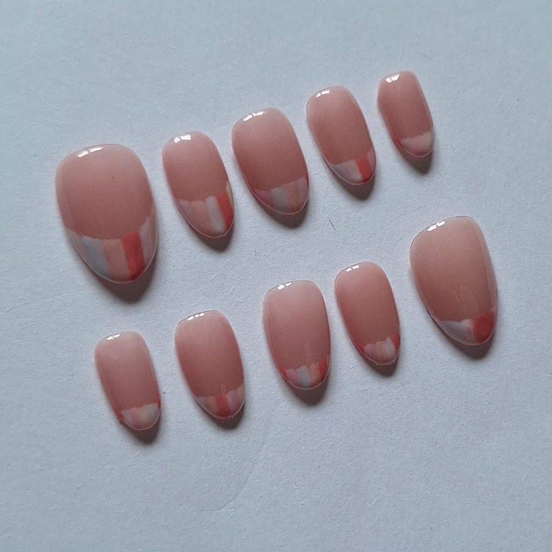 Custom press on nails (Category: Hands & Nails) located in Quezon City. Submitted by luxetips_pressph (Listing ID 1462920297, Image 2). Description: Custom Press On Nails for 250-350php Any shape and length message to order and for inquiries! Inclusions: 📌 Nail Prep Kit (Alcohol Pads, Cuticle Pusher, Nail File) 📌Jelly Glue 📌 Care Card 📌Press On Nails.