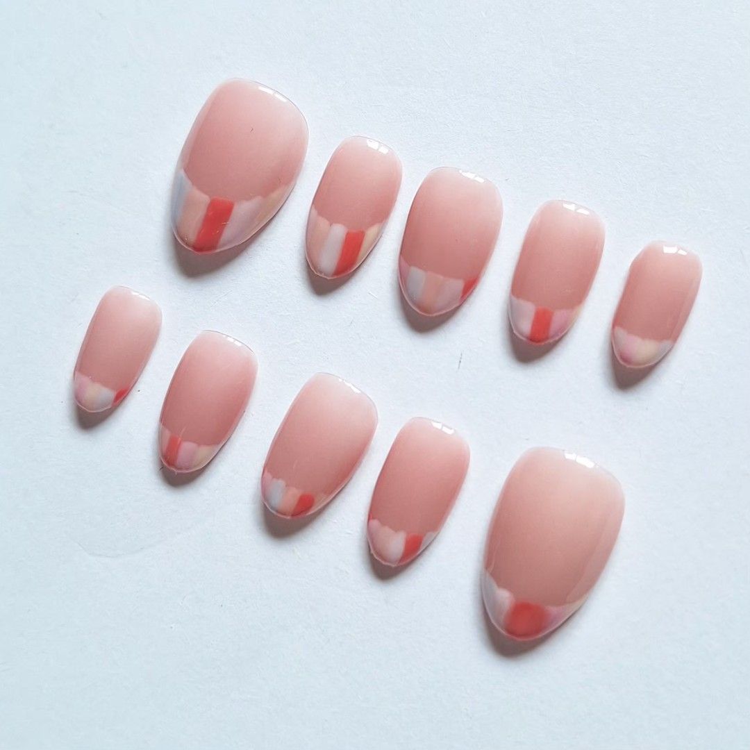 Custom press on nails (Category: Hands & Nails) located in Quezon City. Submitted by luxetips_pressph (Listing ID 1462920297, Image 3). Description: Custom Press On Nails for 250-350php Any shape and length message to order and for inquiries! Inclusions: 📌 Nail Prep Kit (Alcohol Pads, Cuticle Pusher, Nail File) 📌Jelly Glue 📌 Care Card 📌Press On Nails.
