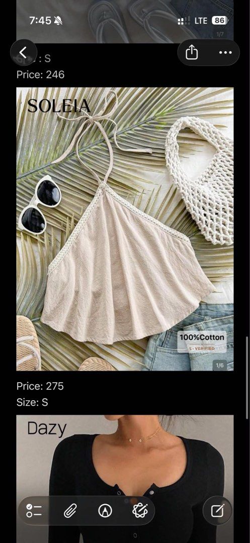 Cute Boho top (Category: Others Tops) located in Valenzuela. Submitted by coleenfern_ (Listing ID 1463020940, Image 1). Description: .