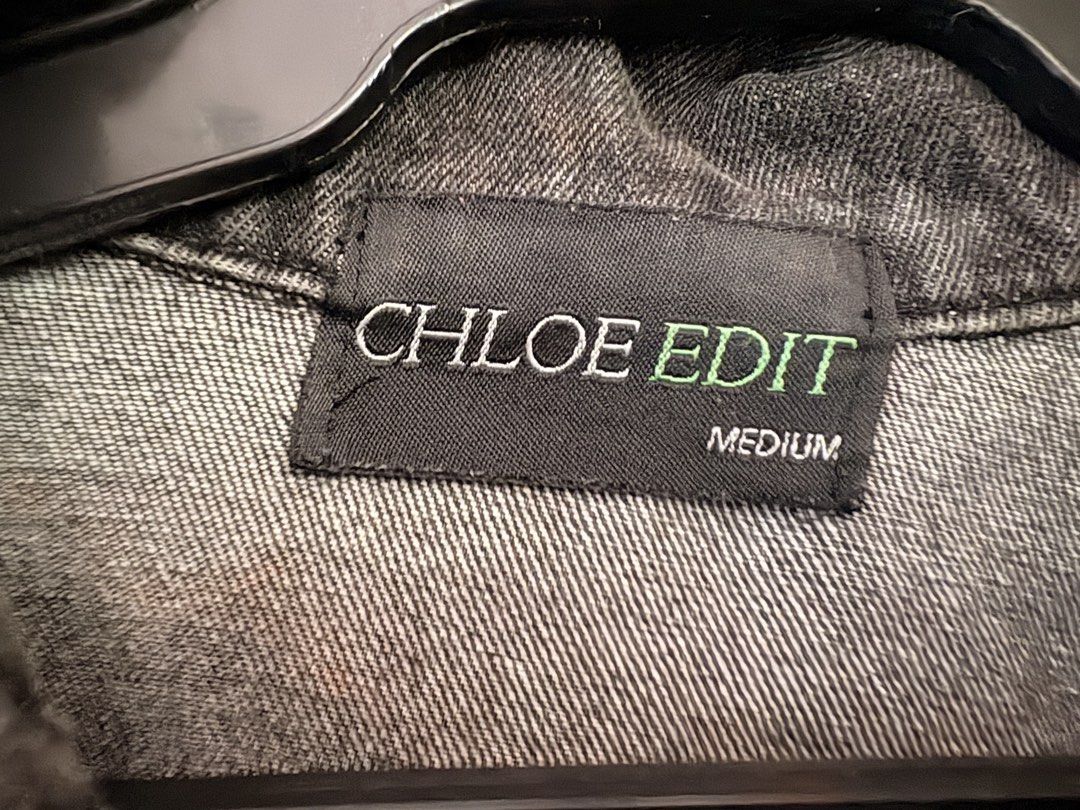 Dark Grey Denim Jacket (Category: Coats, Jackets and Outerwear) located in Quezon City. Submitted by claud_declutters (Listing ID 1462932870, Image 3). Description: Bought from Zalora Great condition :) .