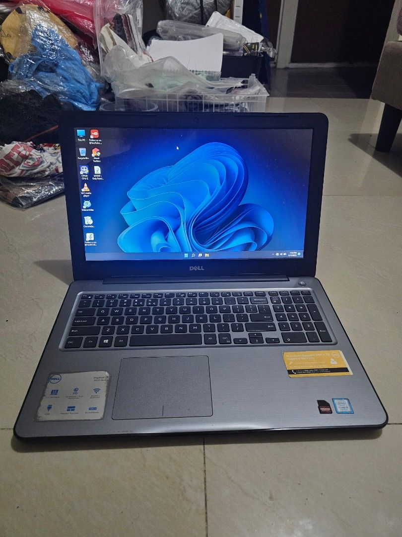 Dell inspiron 5567 i5 7th gen with gpu (Category: Laptops & Notebooks) located in Bacoor. Submitted by ginaxis15 (Listing ID 1463091470, Image 1). Description: Rush Today Dell inspiron 5567 Last price: 6k working no defect good battery specs: 15.6 inch FHD 1080p reso intel core i5 2.7ghz (7th gen) 8gb ddr4 256gb SSD dual graphics intel hd 620 and Amd radeon R7 2gb (render) wifi ready bluetooth webcam dvdrom hdmi port windows 11 with charger molin