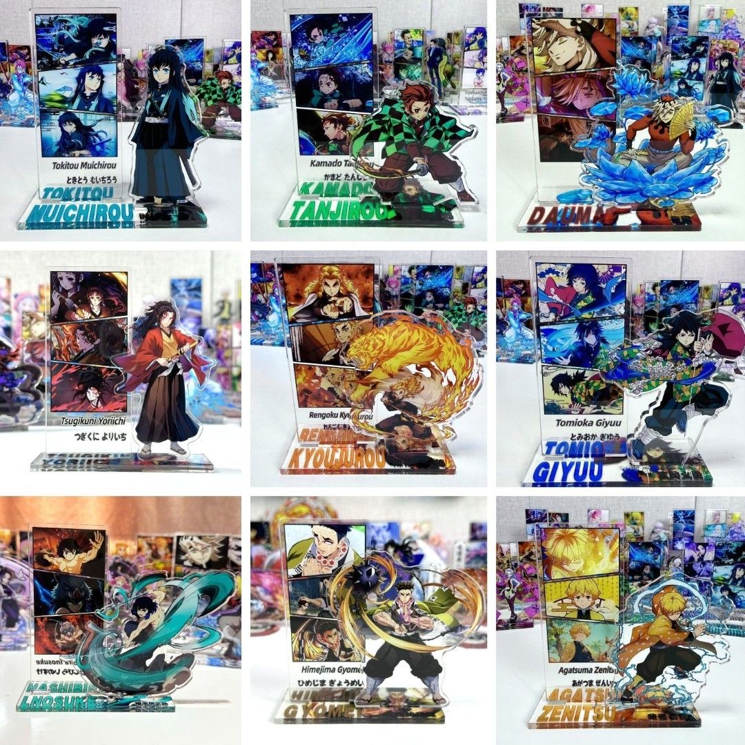 Demon Slayer Acrylic Standee (Category: Figurines & Statues) located in Malasiqui. Submitted by yoonisthings (Listing ID 1463014746, Image 1). Description: Demon Slayer Standee **​Buy 2 or more to get FREE Shipping via J&T! 🛒✨ DM me the character you preferred. ૮₍ ˶ᵔ ᵕ ᵔ˶ ₎ა.