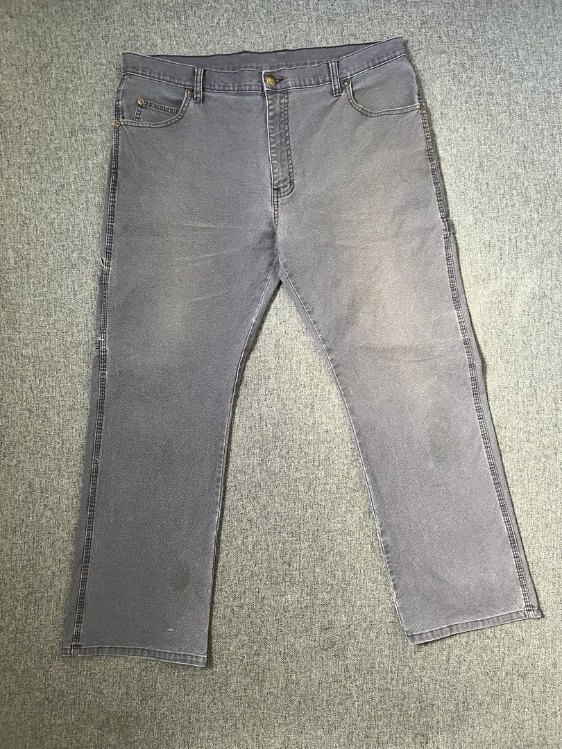 Dickies carpenter pants - Light Gray (Category: Jeans) located in Muntinlupa City. Submitted by thriftdripbyjm (Listing ID 1462907729, Image 2). Description: Color rate: 9/10 Dimes: 18x40 (36 on tag) Hemline: 8 Issue: none Price: 2000.