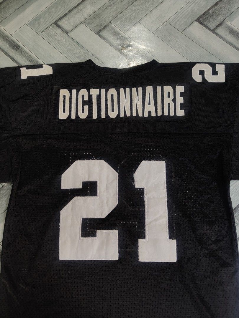 Dictionare Football Jersey (Category: Tshirts & Polo Shirts ) located in Tacurong. Submitted by groovyf1nds (Listing ID 1462942412, Image 3). Description: Dictionare Football Jersey Condition: Excellent Color rate: 10/10 Size: XL Dimes: 24 width, 32 length .