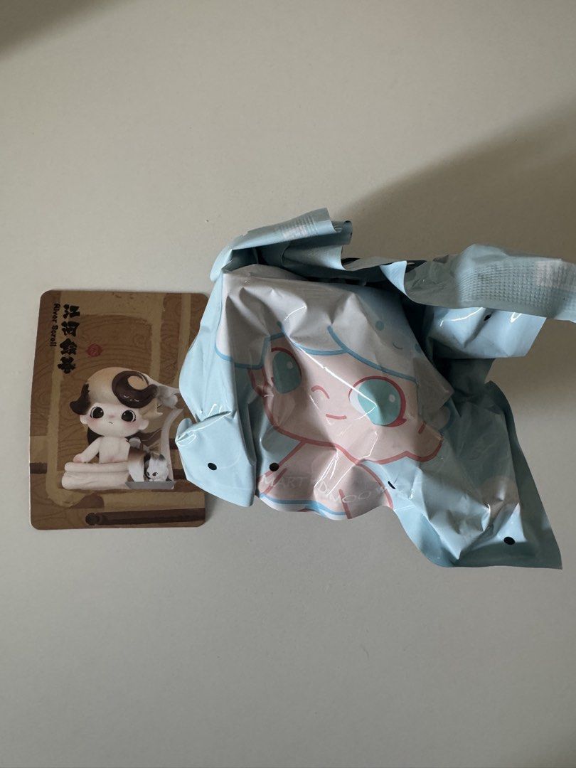 Dimoo River Scroll - Still in Foil (Category: Designer & Blind Box Toys) located in Quezon City. Submitted by beyeyuhyuh (Listing ID 1463034296, Image 3). Description: - Authentic River Scroll blind box toy - Box is open, but it is still in the foil .