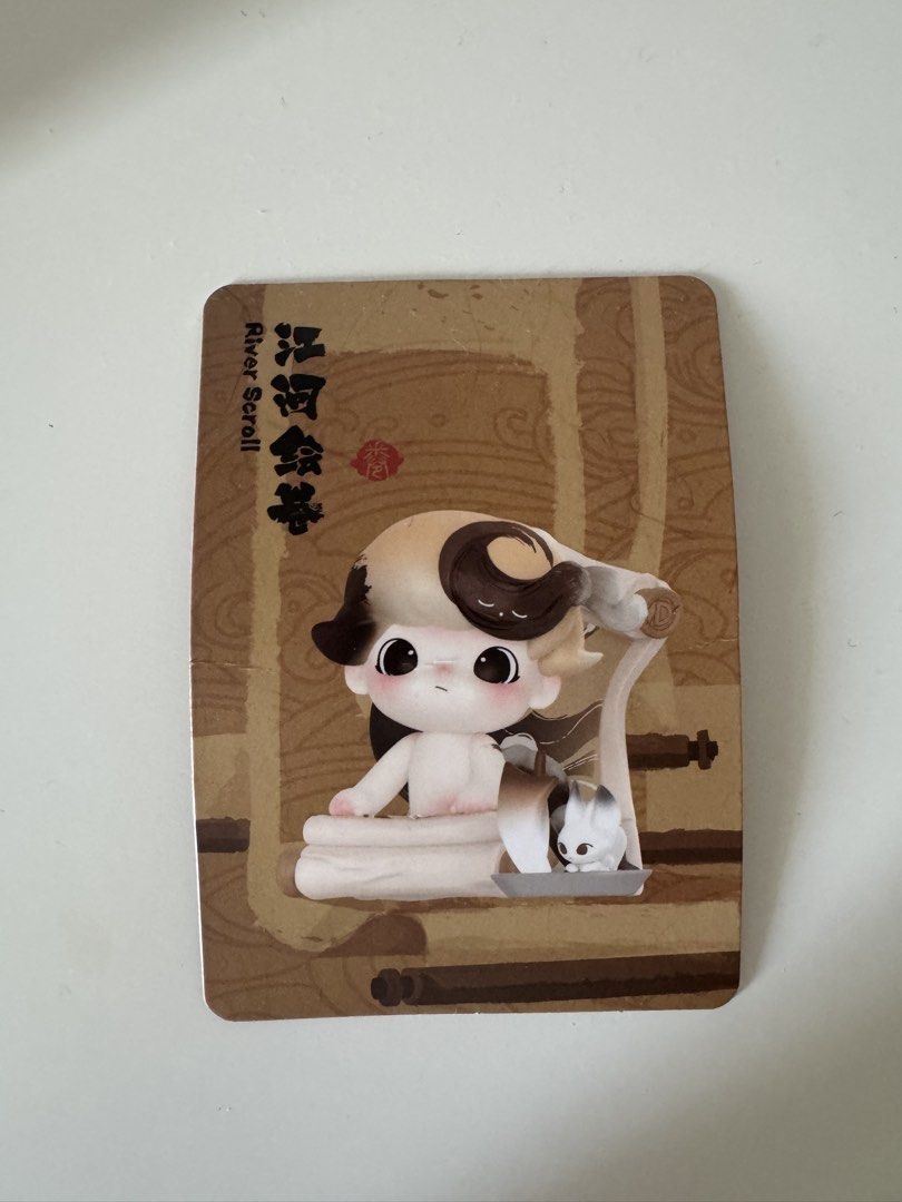 Dimoo River Scroll - Still in Foil (Category: Designer & Blind Box Toys) located in Quezon City. Submitted by beyeyuhyuh (Listing ID 1463034296, Image 2). Description: - Authentic River Scroll blind box toy - Box is open, but it is still in the foil .
