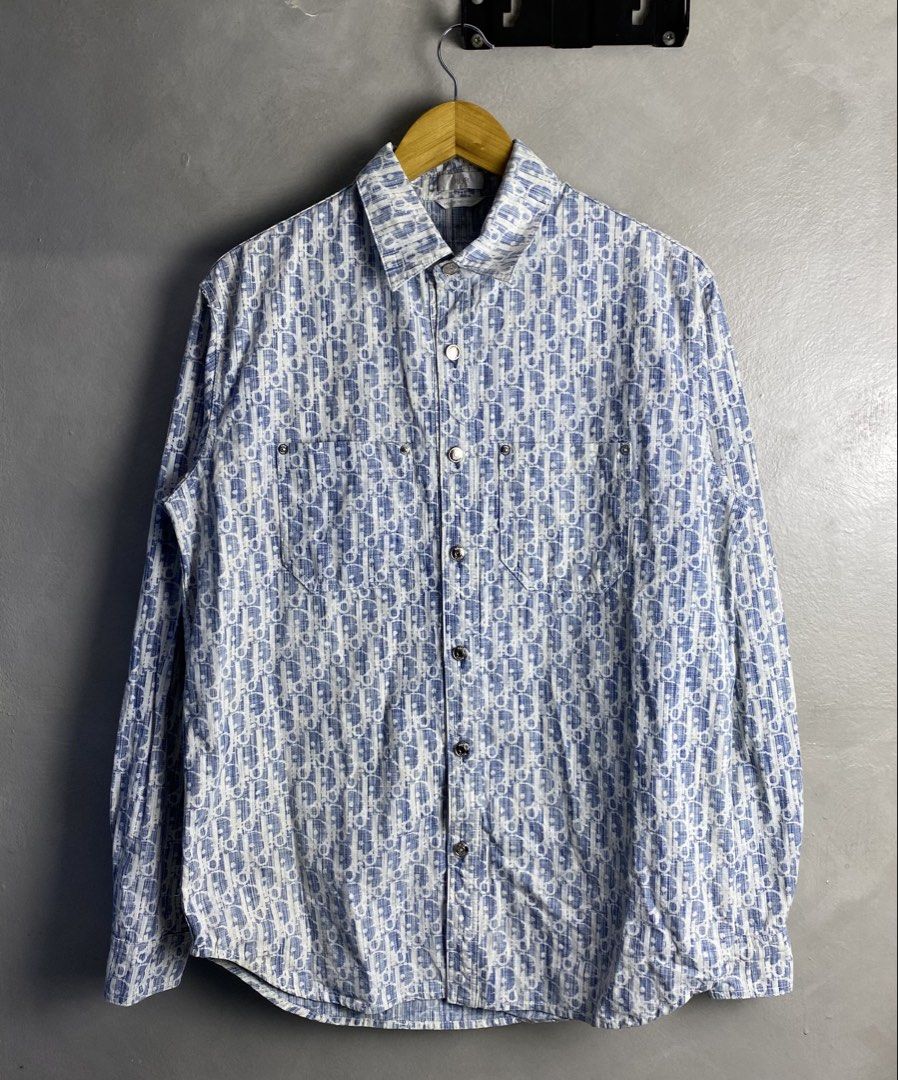 Dior Monogram Longsleeve (Category: Luxury Apparel) located in Quezon City. Submitted by rebirthalley (Listing ID 1463067313, Image 1). Description: Width-22 Length-31 Sleeve-26 Shoulder-19 Hem-21.5 Excellent Condition No flaws.