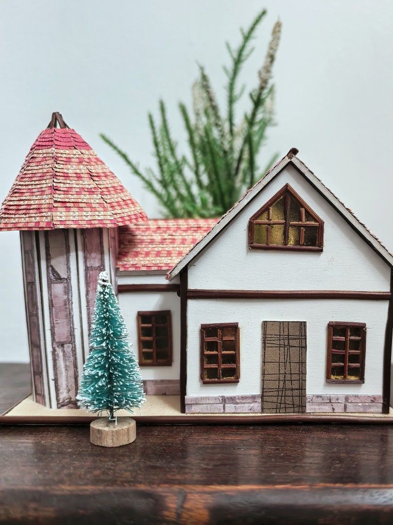 Diorama House Miniature Village (Category: Handmade Craft) located in General Trias. Submitted by sheiladelta32737 (Listing ID 1462931965, Image 1). Description: Handmade 12cm tall Ships from Cavite.