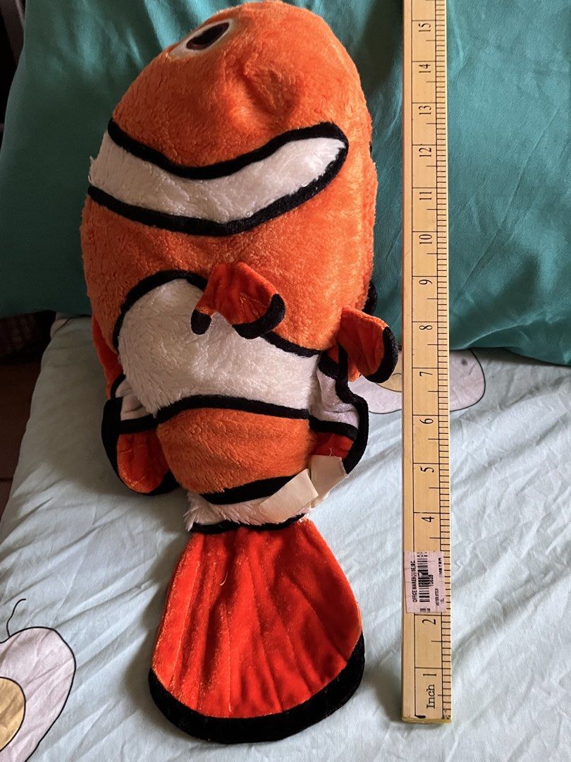 Disney Nemo plush #1 (Category: Plushies & Soft Toys) located in Paranaque City. Submitted by bonsaiart (Listing ID 1462926407, Image 2). Description: Pre owned Good condition 630( fixed)+ sf Payment first policy (gcash/ paymaya) Shipping ONLY (J&t) NO TO COD NO TO MEETUP NO TO COP (LBC) No breaking of set or bundle.