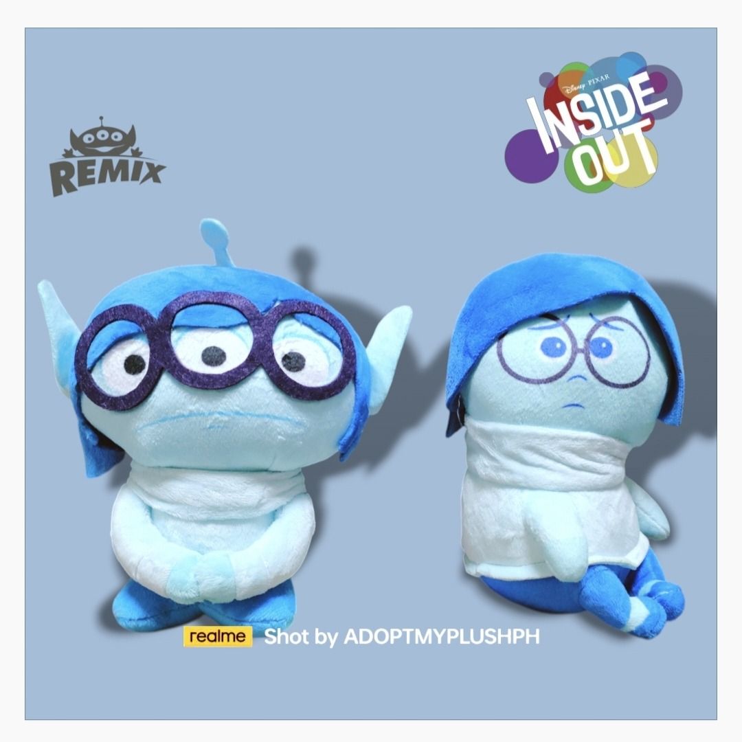 Disney Pixar | Alien Remix Inside Out, Sadness (Category: Designer & Blind Box Toys) located in Taguig. Submitted by adopt.my.plush.ph (Listing ID 1462968719, Image 1). Description: each sold separately.