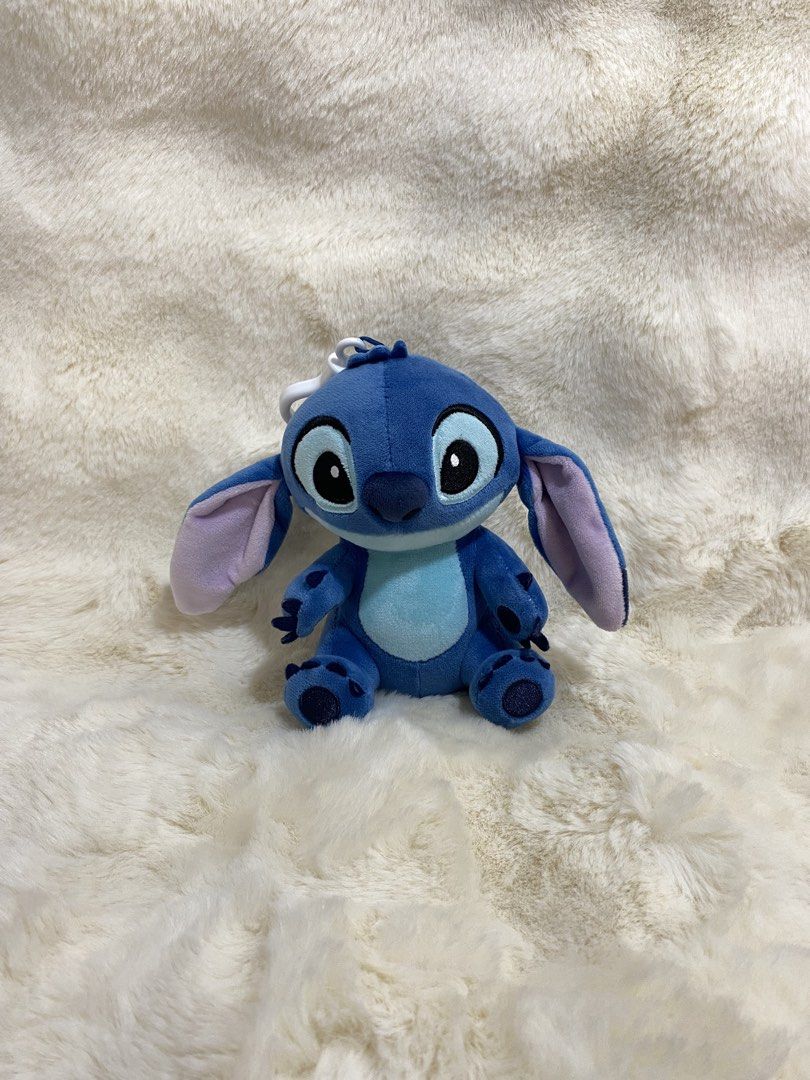 Disney Stitch Plush Charm Keychain (Category: Plushies & Soft Toys) located in Kalibo. Submitted by ollie_stuffshop (Listing ID 1462901996, Image 1). Description: Before you send your inquiries: ❗️Last Price is already posted ❗️Manage your expectations, WYSIWYG ❗️May need washing ❗️Dropoff is every Wednesday & Sunday - Adorable Stitch plush toy - Features a keychain attachment - Ideal for decorating bags or backpacks - A must-have for any Stitch 