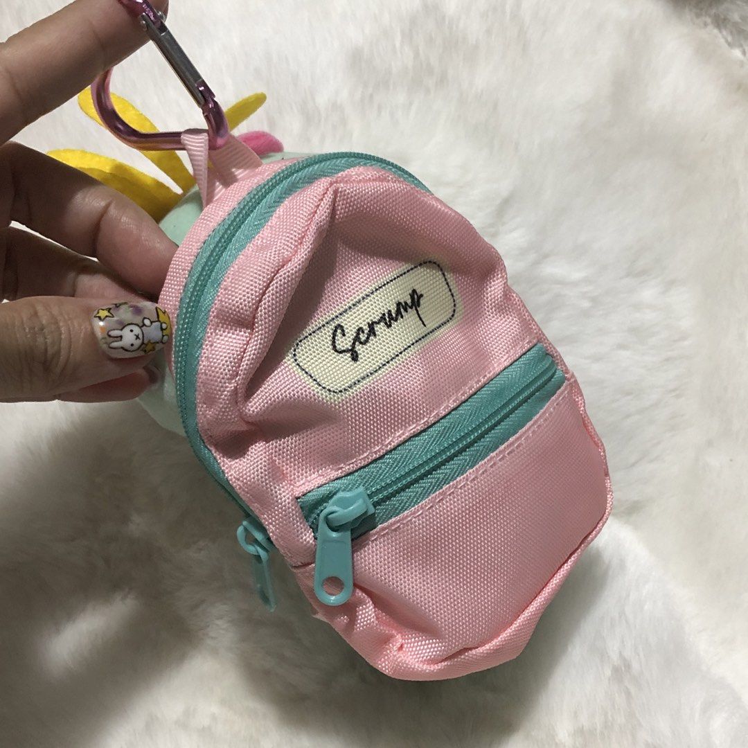 Disney Stitch Scrump Mini Backpack Pouch Charm (Category: Plushies & Soft Toys) located in Quezon City. Submitted by kitsune.treasures (Listing ID 1462943833, Image 3). Description: *First to pay policy! *1 day reservation only. Failure to pay on time, auto cancel. 📍Quezon City * MOD: J&T | Lalamove * MOP: GCASH | BPI 📦ON HAND AND READY TO SHIP! CONDITION: WHAT YOU SEE IS WHAT YOU GET. Dimensions: Kindly check the photos for the actual measurem