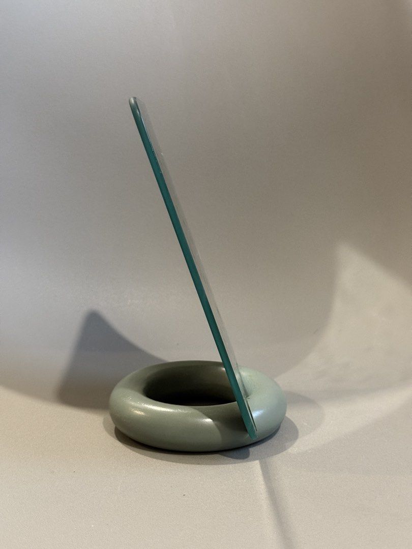 Aesthetic Donut Mirror - Wood base (Category: Mirrors) located in Manila. Submitted by 4154_1198 (Listing ID 1462983715, Image 2). Description: Comes in original packaging - wrap and box.