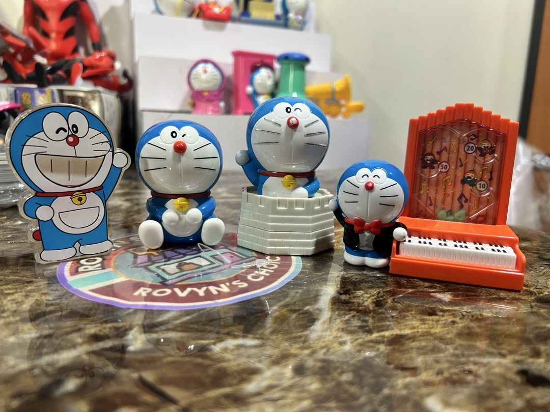 Doraemon figures collectibles 15 pcs. take all (Category: Figurines & Statues) located in Caloocan City. Submitted by rovynstore30 (Listing ID 1462937257, Image 3). Description: Doraemon figures collectibles 15 pcs. take all 520 pesos only ✅japan surplus items ✅as is, what you see is what you get ✅mine now, payment via gcash 🚘shipping via 🍊CHECKOUT (nationwide) or lalamove sa malapit , paid ni BUYER. Location: tulingan st., Dagat-dagatan, Caloo