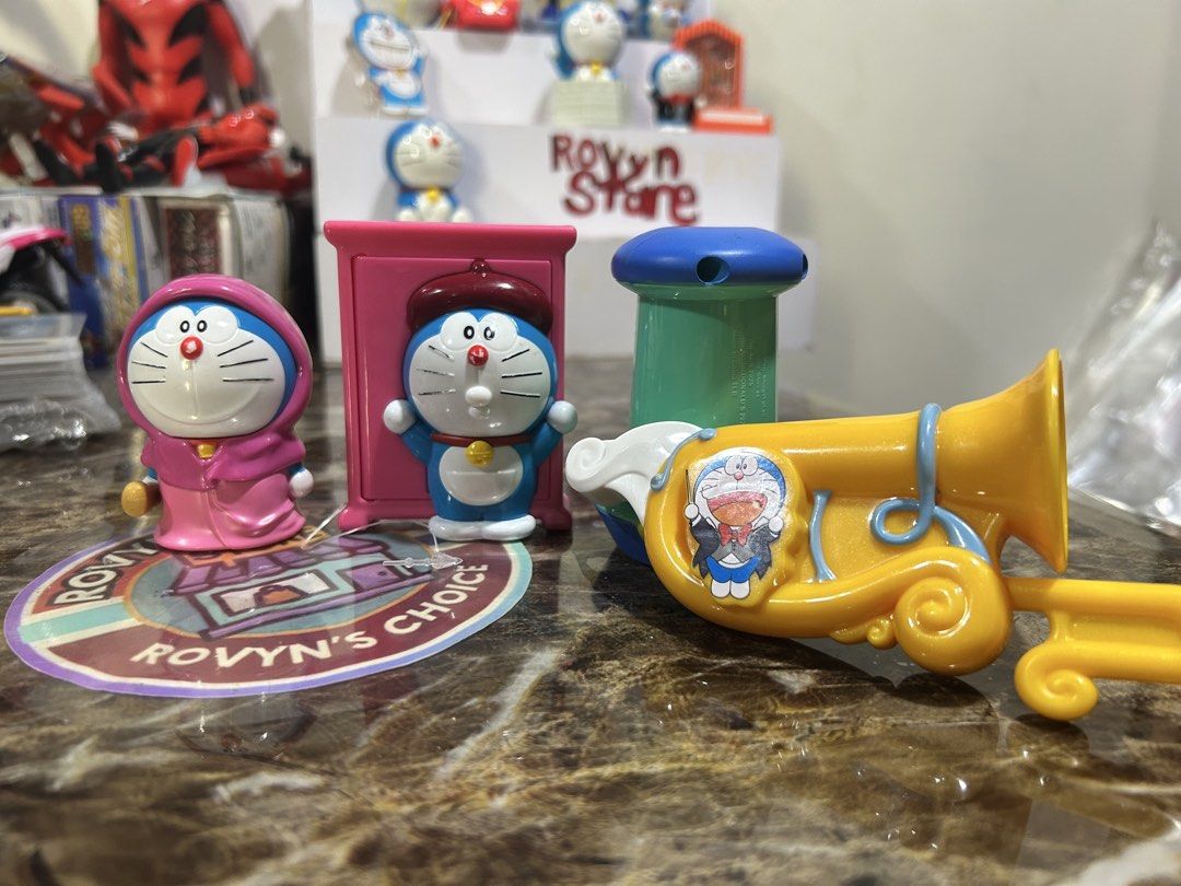 Doraemon figures collectibles 15 pcs. take all (Category: Figurines & Statues) located in Caloocan City. Submitted by rovynstore30 (Listing ID 1462937257, Image 2). Description: Doraemon figures collectibles 15 pcs. take all 520 pesos only ✅japan surplus items ✅as is, what you see is what you get ✅mine now, payment via gcash 🚘shipping via 🍊CHECKOUT (nationwide) or lalamove sa malapit , paid ni BUYER. Location: tulingan st., Dagat-dagatan, Caloo