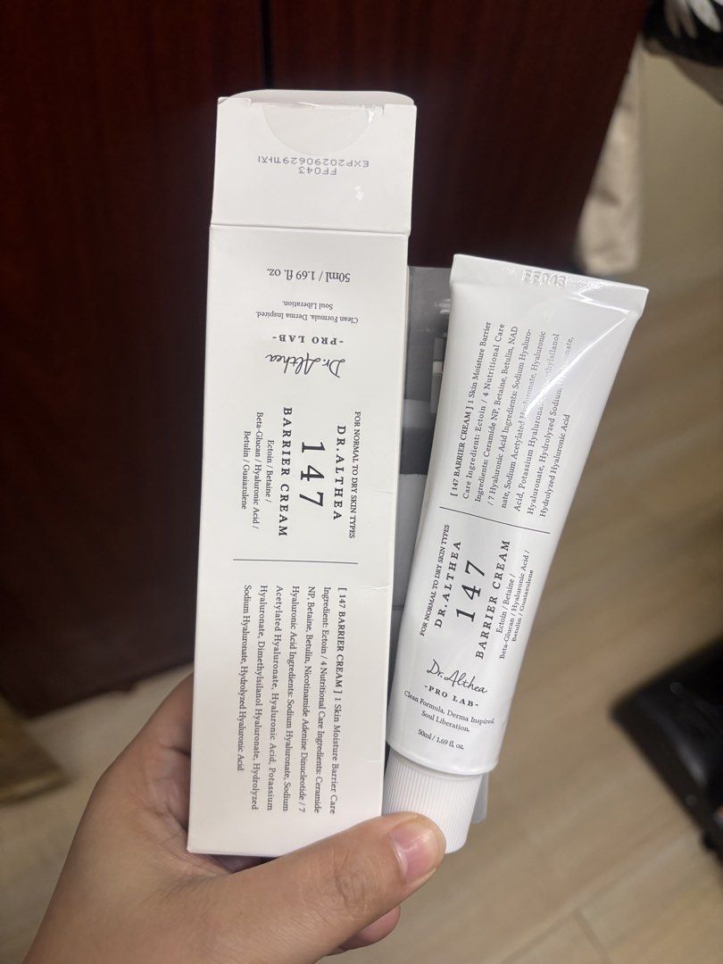 Dr Althea 147 Cream (incorrectly bought) (Category: Face Care) located in Antipolo. Submitted by elemopi (Listing ID 1462933629, Image 1). Description: Authentic Dr Althea 147 Cream. Incorrectly bought from orange app official store . Sealed pa yung tube but box is opened kasi hindi ko napansin na mali pala yung nabili. I’m using the 345 one. Hindi na mareturn kaya benta nalang kasi sayang hindi ko rin naman magagamit..