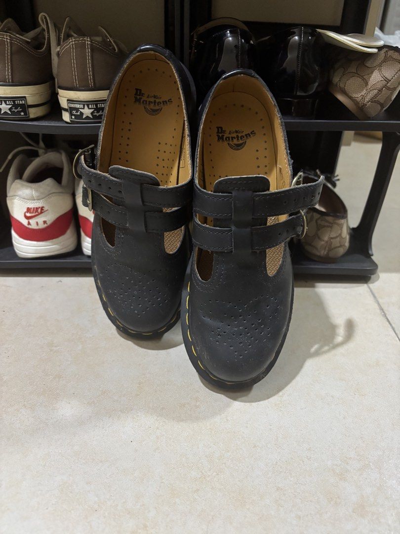 Dr. Martens 12916 Mary Janes (Category: Boots) located in Quezon City. Submitted by goldbrews (Listing ID 1463028381, Image 3). Description: Authentic doc martens 12916 mary janes - bought in a consignment store in hongkong (no box and receipt) - genuine leather - needs polishing but otherwise in very good condition (haven’t broken into it yet) .