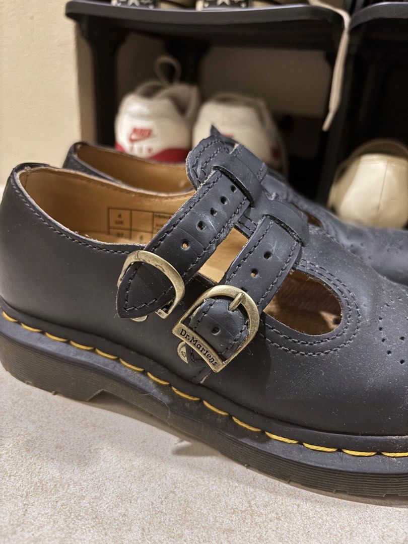 Dr. Martens 12916 Mary Janes (Category: Boots) located in Quezon City. Submitted by goldbrews (Listing ID 1463028381, Image 2). Description: Authentic doc martens 12916 mary janes - bought in a consignment store in hongkong (no box and receipt) - genuine leather - needs polishing but otherwise in very good condition (haven’t broken into it yet) .