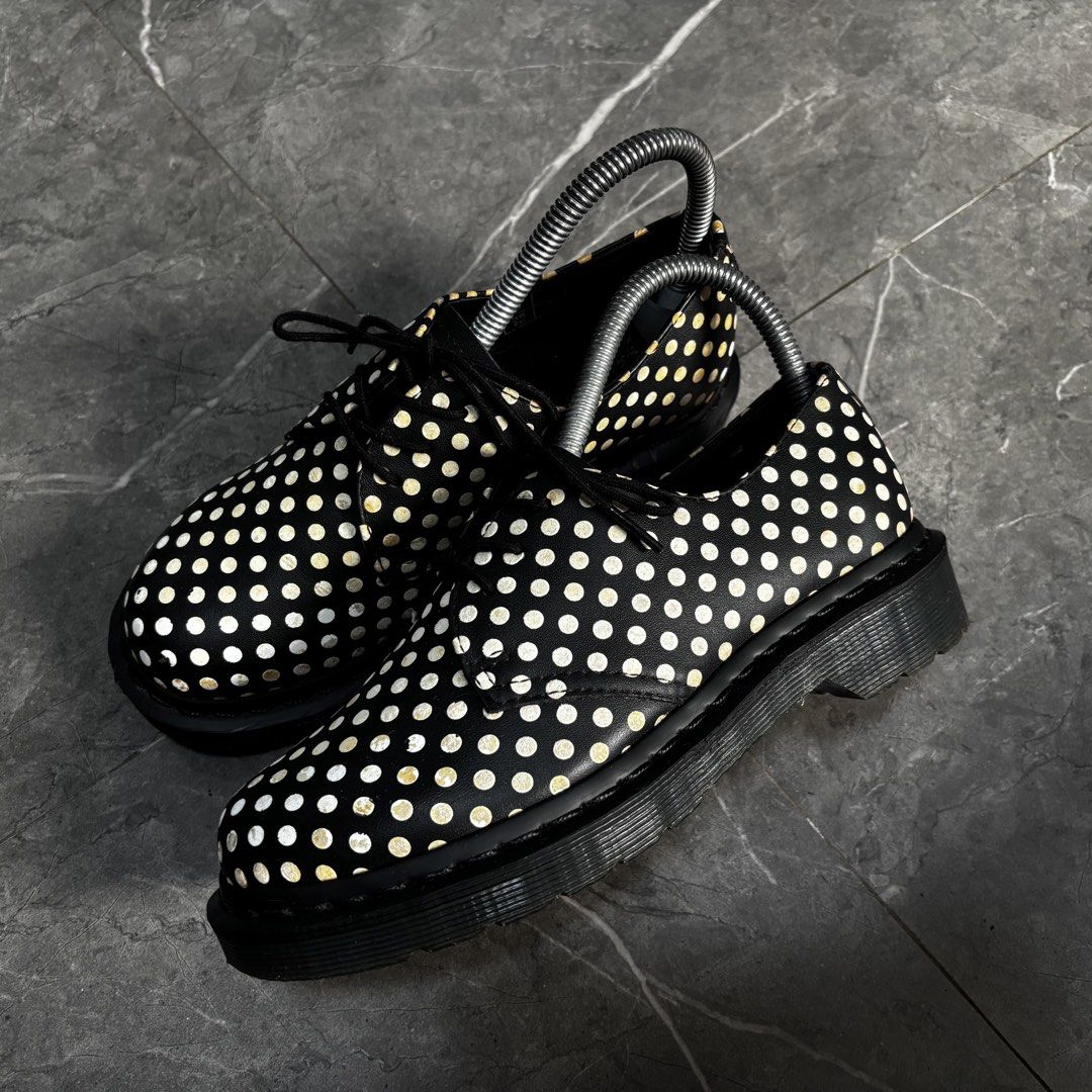 Dr. Martens 1461 Polka Dots (Category: Sneakers) located in Lingayen. Submitted by dash.ville (Listing ID 1463014165, Image 2). Description: FOR SALE: Dr. Martens 1461 Polka Dots (for her) Size 3UK/ 36EU/ 5US L (22cm) Orig 9/10 condition Pair only P1,200 free shipping.