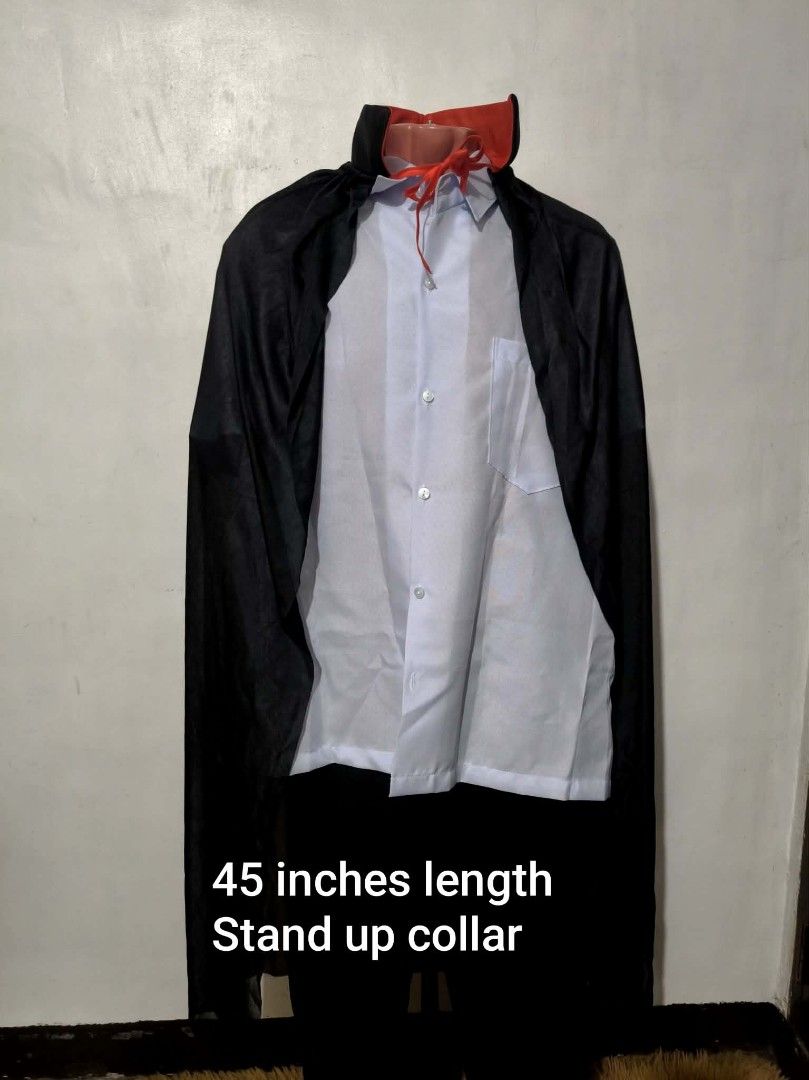Dracula Costume Stand Up Collar (Category: Coats, Jackets and Outerwear) located in Marikina City. Submitted by alexfortu88925 (Listing ID 1462949158, Image 1). Description: Dracula Costume Stand Up Collar 45 inches length.