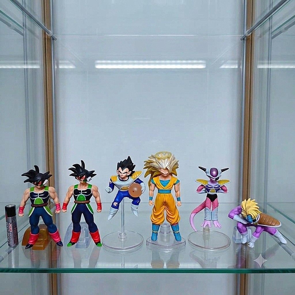 Dragon Ball Gashapon (Category: Designer & Blind Box Toys) located in Caloocan City. Submitted by ToytrixCollectibles (Listing ID 1462904110, Image 1). Description: FOR SALE P300 each, P1.2k if take all 6pcs - all authentic - Goku missing back support Location: Aklan Shipping: LBC (P95) or Flash (P85) Payment: Gcash or BPI.