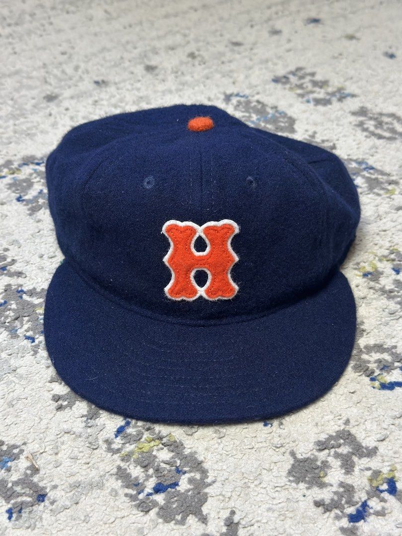Ebbets Field Flannels Hiroshima Carp 1958 Authentic Wool Cap (Category: Caps & Hats) located in Daet. Submitted by thrifthings2018 (Listing ID 1462974221, Image 2). Description: - Authentic Ebbets Field Flannels cap - Hiroshima Carp 1958 model - Made of 100% wool - Size: 7 7/8 (63 cm circumference) - Color: Navy blue with orange 'H' logo - Proudly Made in the USA.