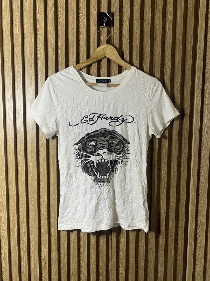 Ed hardy (Category: Shirts) located in Davao. Submitted by msthrifted (Listing ID 1462900225, Image 1). Description: Size L-xl.