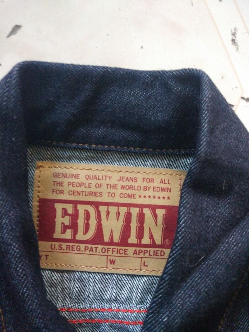 Edwin Denim Jacket S (Category: Coats, Jackets and Outerwear) located in Pasay City. Submitted by denimdude.ph (Listing ID 1462904261, Image 3). Description: .