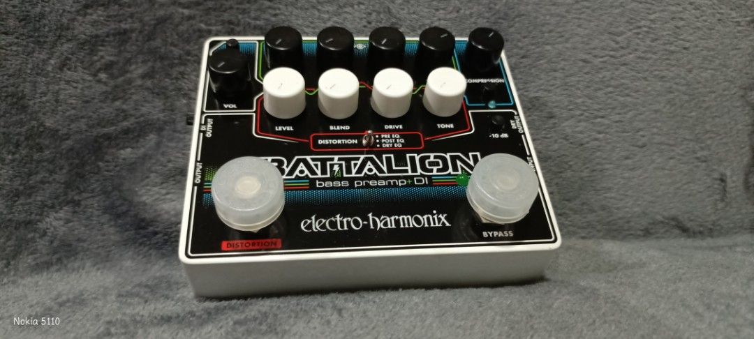Electro-Harmonix Battalion Bass Preamp DI Pedal (Category: Musical Instruments) located in Caloocan City. Submitted by jhunixemberda-78114 (Listing ID 1463115752, Image 3). Description: - Electro-Harmonix Battalion Bass Preamp DI pedal - Versatile tone shaping with EQ, compression, and distortion - Built-in DI output for direct connection - Fully functional and in great working condition.