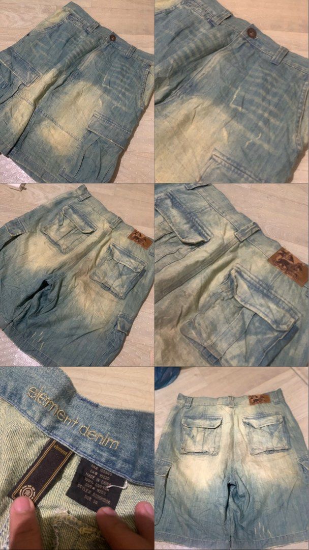 ELEMENT DENIM CARPENTER JORTS (Category: Jeans) located in Davao. Submitted by meta_thrift (Listing ID 1463080109, Image 1). Description: ELEMENT DENIM LONG CARPENTER JORTS Waist: 34 Length: 24 Thigh: 14 Leg hole: 13.5 Excellent Condition Complete Tags No Issue.