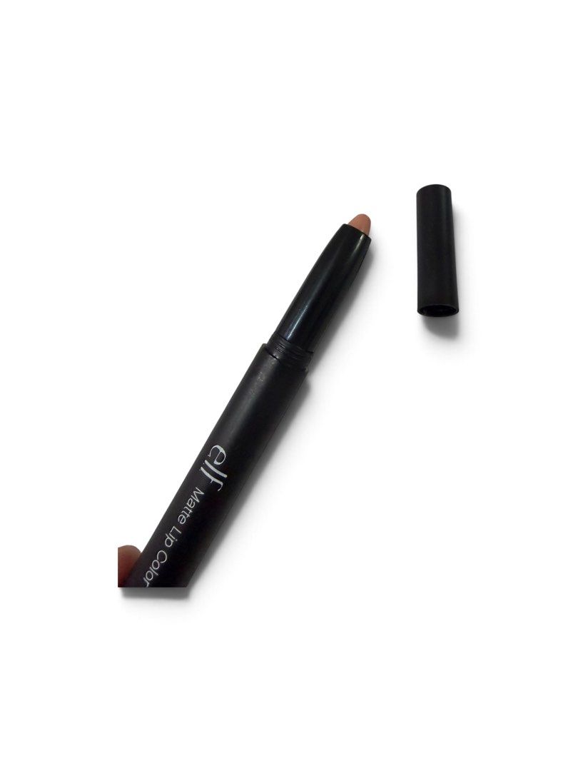 ELF Matte Lip Color Nearly Nude (Category: Makeup) located in Davao. Submitted by gr8stmom_melissa (Listing ID 1462991978, Image 1). Description: Reason for selling it low: I do not know how to turn this thing to expose the length of the lipstick, I tried turning it but it won’t bulge. .