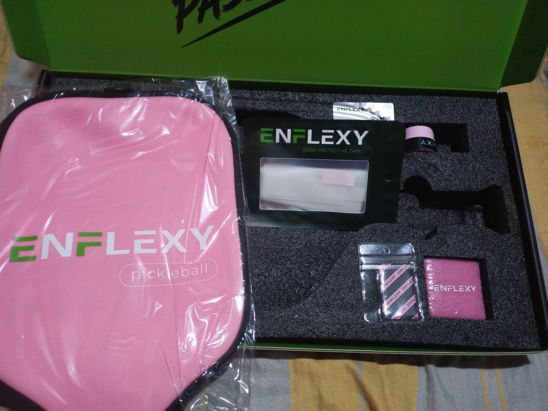 Enflexy Pink Mjolnir Pickeball paddle (Category: Racket and Ball Sports) located in Bacoor. Submitted by punkzappa18 (Listing ID 1462949451, Image 3). Description: for sale original brandnew pickleball paddle enflexy mjolnir paddle limited pink edition 3,200 pesos only pass sa tawad sa shoppe kau bumile pick up only ladislao diwa elementary school caridad Cavite city Cop lalamove pede rin pabook kau pass sa shipping.