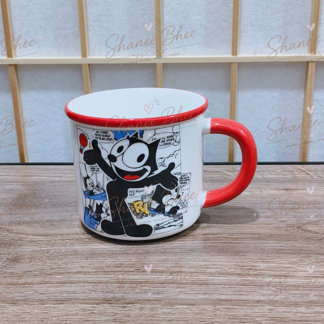 Felix the Cat Creamic Mug (Category: Coffee & Tea Tableware) located in Bontoc. Submitted by shaneebhee (Listing ID 1462974432, Image 1). Description: 250 each (5) pcs Available.