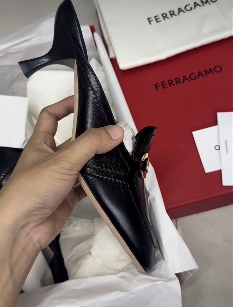 Ferragamo Heels (Category: Heels) located in Manila. Submitted by stopshop26 (Listing ID 1462943974, Image 2). Description: Ferragamo Heels Avail sizes: 6.5 7.5 8.5 Brand new and original Onhand and ready to ship .