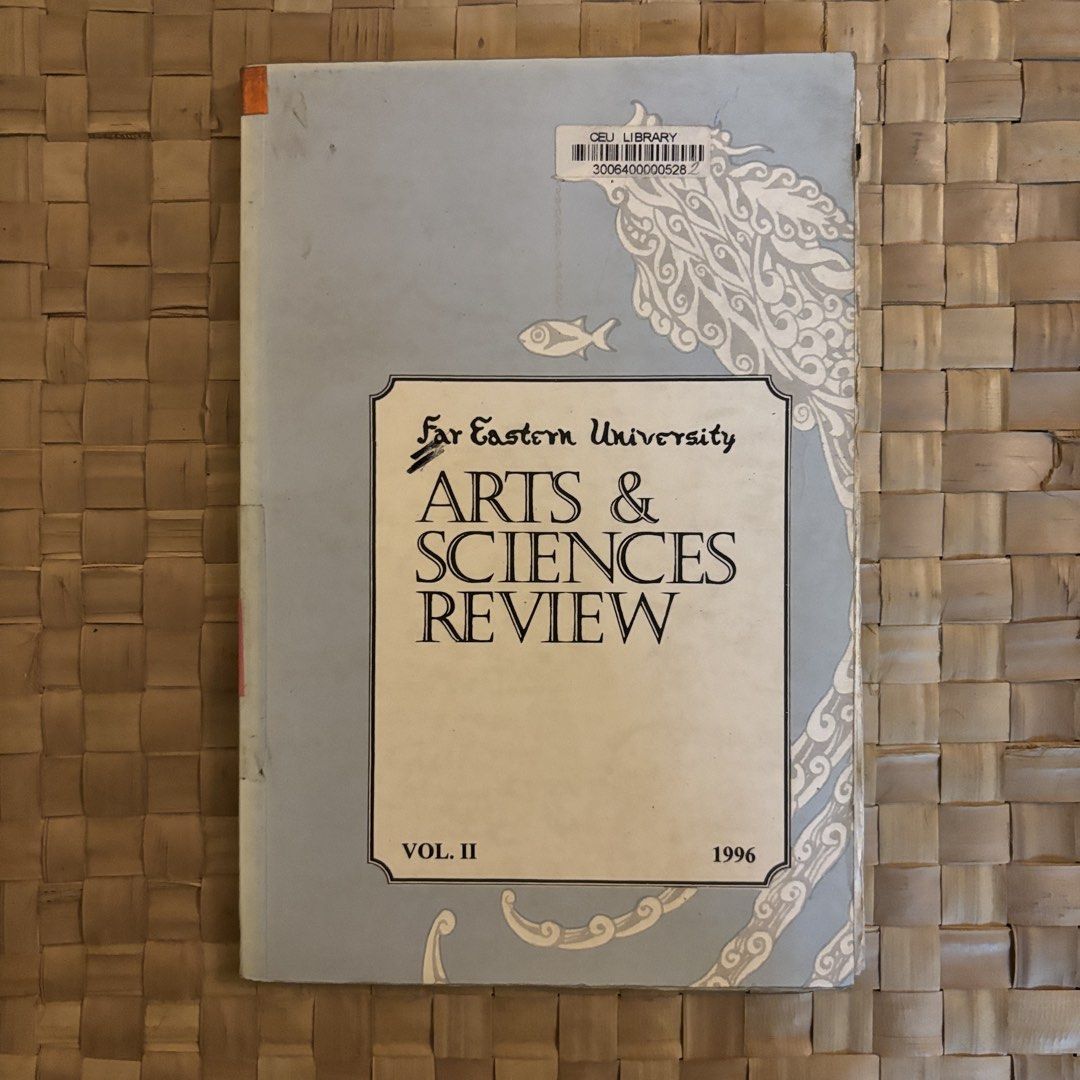 FEU Arts and Sciences Review 1996 (Category: Storybooks) located in Quezon City. Submitted by thevanitybookshop (Listing ID 1463042257, Image 1). Description: .