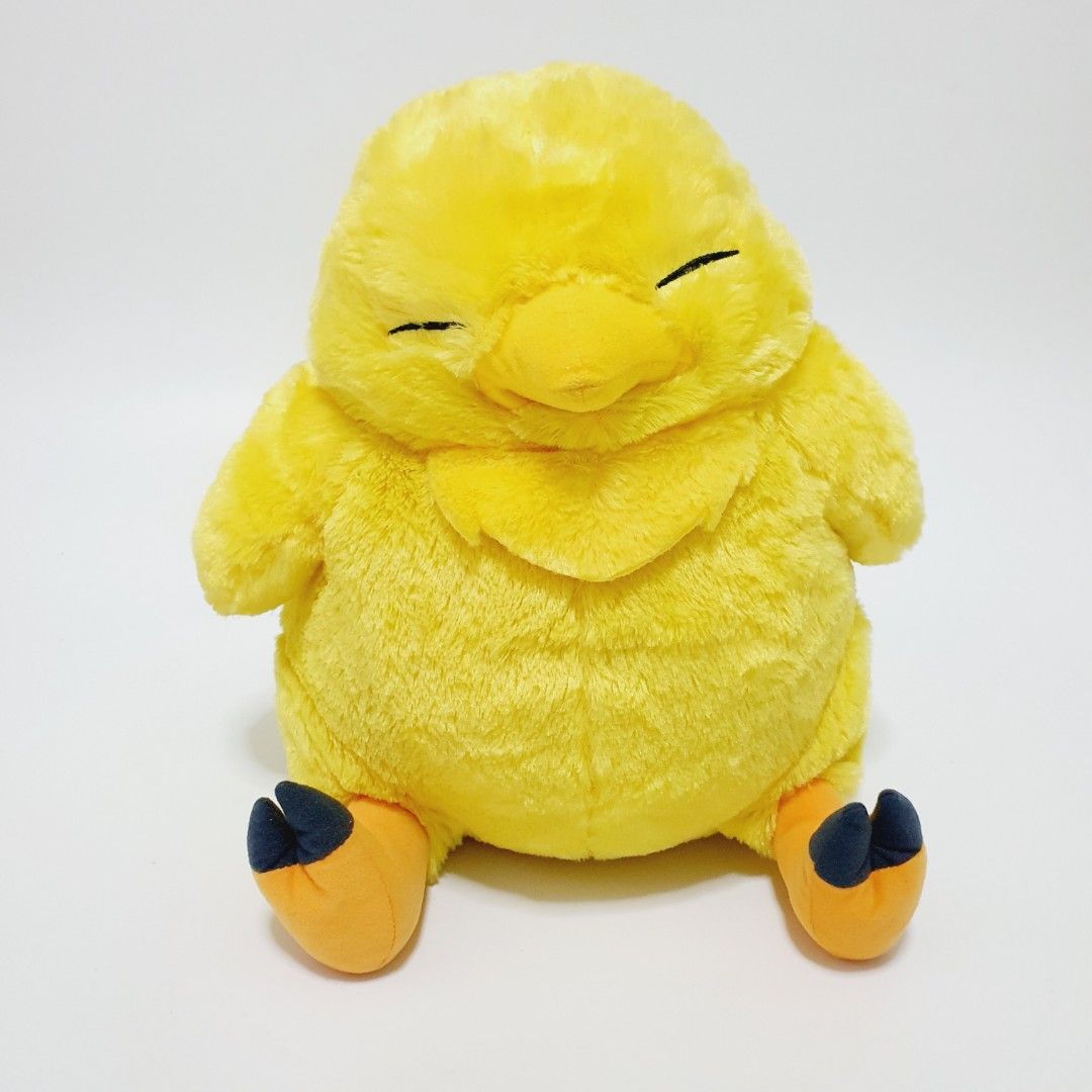 FFXIV Final Fantasy XIV Oversized Fat Chocobo Plush (Category: Plushies & Soft Toys) located in Taytay. Submitted by kyo.mono (Listing ID 1462912173, Image 1). Description: 💟Follow us on IG: kyo.mono for faster replies TikTok: kyo.mono_ for videos and review Brand new with paper tag Auth from Japan Actual photo posted Approx. 14".