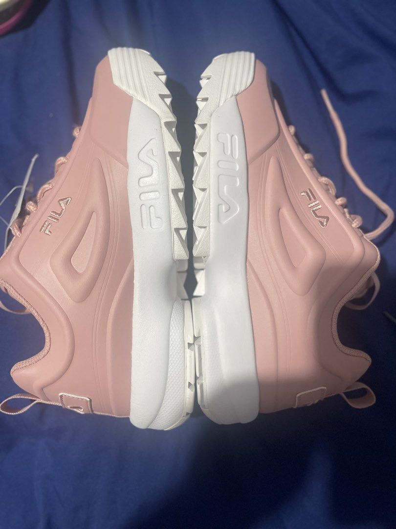 Fila Disruptor 2 Pink Chunky Sneakers (Category: Sneakers) located in Manila. Submitted by abeline07 (Listing ID 1463100129, Image 2). Description: - Brand: Fila - Model: Disruptor 2 - Color: Pink - Size: US 7.5 / EUR 38.5 - Condition: Brand new with tags - Features: Super cute and comfortable - Ideal for: Everyday wear - Reason for selling: Wrong size.