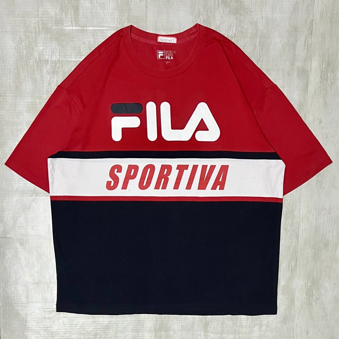 FILA SPORTIVA (Category: Tshirts & Polo Shirts ) located in Manila. Submitted by rosejulieeen (Listing ID 1463103593, Image 1). Description: 🎱FILA SPORTIVA •Size: 2XL •Dimes: W24 - L28 •No issue - Can pass as brandnew 📍Location: Baesa, Quezon City ⚠️ 𝐏𝐥𝐞𝐚𝐬𝐞 𝐝𝐨 𝐧𝐨𝐭 𝐨𝐫𝐝𝐞𝐫 𝐢𝐟 𝐲𝐨𝐮 𝐜𝐚𝐧𝐧𝐨𝐭 𝐩𝐚𝐲 𝐨𝐧 𝐭𝐢𝐦𝐞 ⚠️ 𝐏𝐚𝐲𝐦𝐞𝐧𝐭 𝟏𝐬𝐭. 𝐍𝐎 𝐂𝐎𝐃.