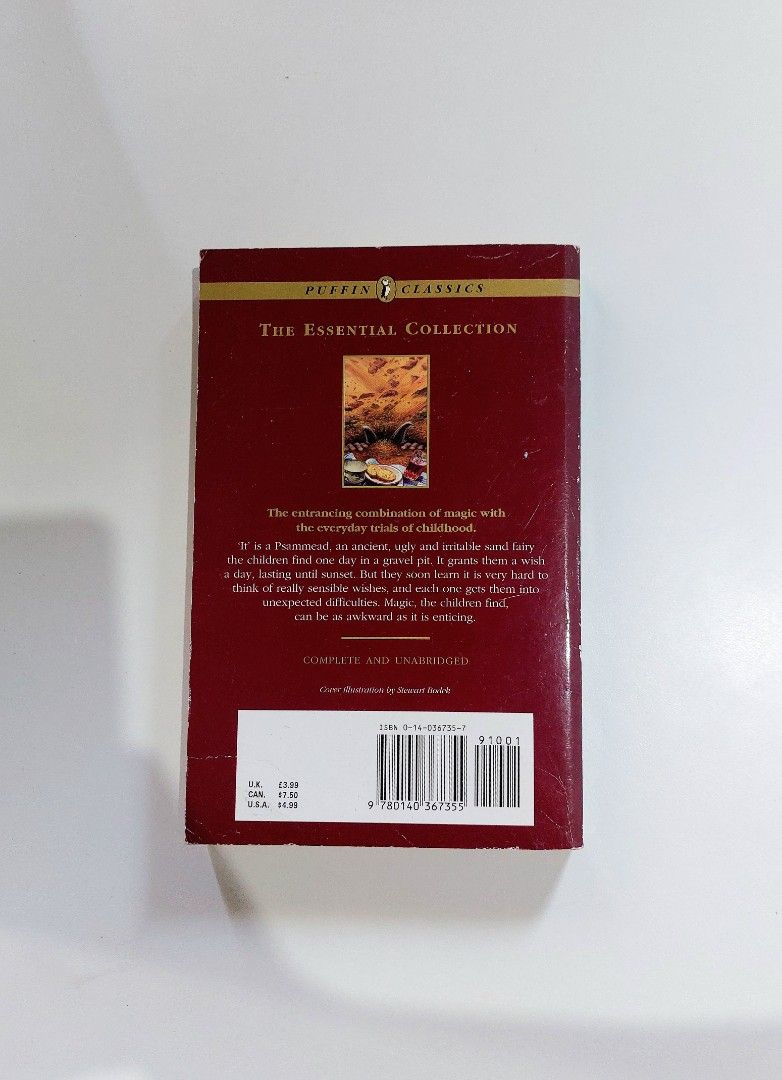 Five Children and It by E. Nesbit (Category: Children's Books) located in Tanauan. Submitted by solanaclassics (Listing ID 1462920517, Image 2). Description: 📚 major bookshelf clean out / clearance sale ~ — RFS: decluttering my bookshelves and switching to digital books — MOP: Gcash | fast shipping *feel free to send a message if you wish to negotiate the price :).
