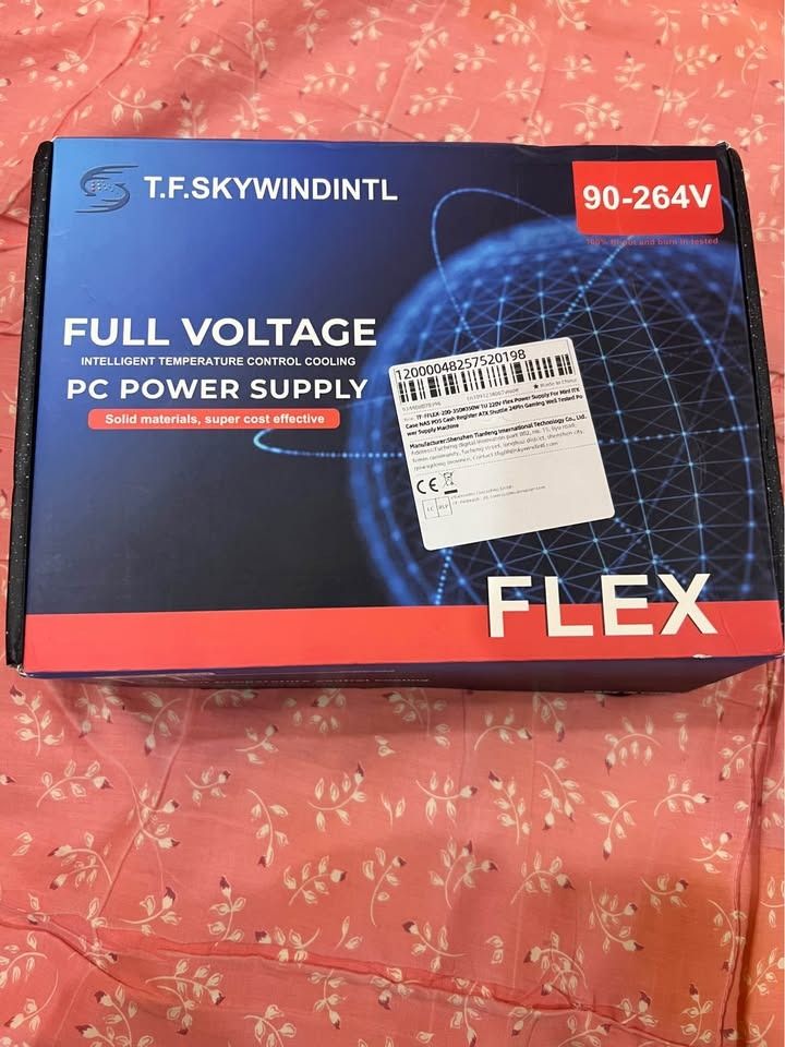 Flex PSU 350w (Category: Computer Parts) located in Tagum. Submitted by icanythe202_1 (Listing ID 1463007443, Image 1). Description: Brand: T.F.SKYWINDINTL Type: Non-modular Model: 350W RFS: Switched to 450W model *With box and screws *No issues *Can be tested before buying *Used only for 1 week *Price Negotiable ✅ Good for ITX Builds ✅ 100% working .