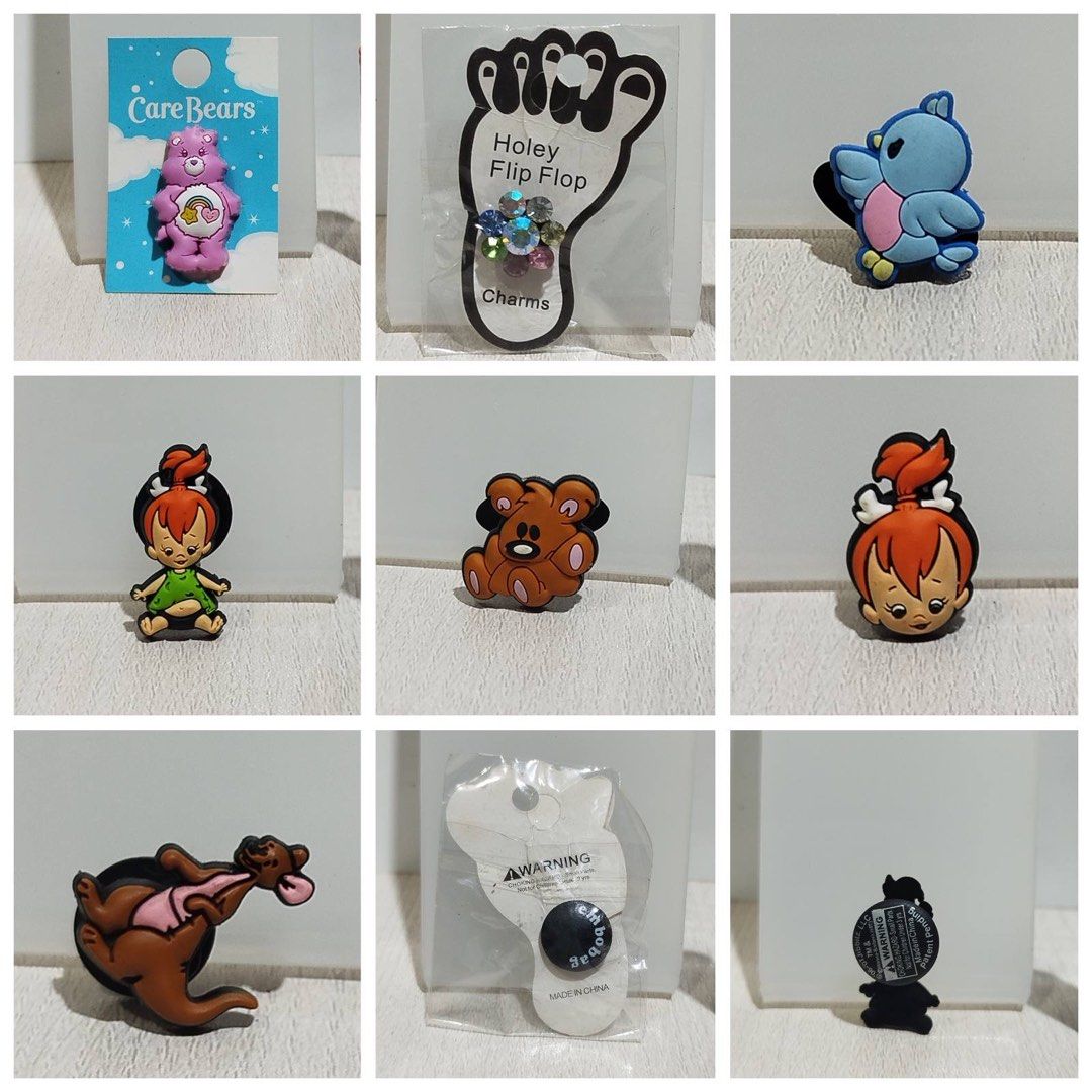 Flip Flop Charms Character Design (Category: Babies & Kids Fashion) located in Santa Rosa. Submitted by toysandusbmg (Listing ID 1462979738, Image 1). Description: Flip Flop Charms Character Design 40 php each - Items came from Japan - In good condition - Sold per piece - Best for collectors or a display item - Please see pictures for reference, this is the actual item that we are selling. Location: Assorted Drawer - Flip Flip Charms.