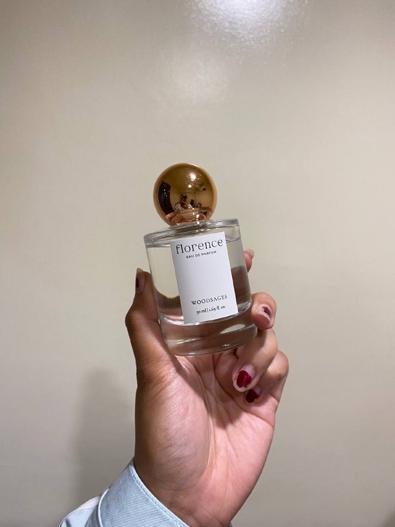 Florence Perfume in Woodsages (50ml) (Category: Fragrance & Deodorants) located in Quezon City. Submitted by eatupcommunity (Listing ID 1463034196, Image 1). Description: [FOR FUNDRAISING: FOOD SCHOLARSHIP PROGRAM] 95-98% full 50 ml Scent: woodsages .