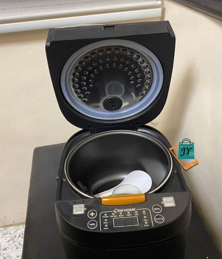 FMK Electric Rice Cooker TK-208 900W (Category: Cookers) located in Manila. Submitted by chaionlineshop (Listing ID 1463038549, Image 1). Description: - FMK Electric Rice Cooker, Model TK-208 - Powerful 900W operation - Versatile cooking functions: Rice, Porridge, Soup, Yogurt, Cake, Steam - Convenient Keep Warm and Cancel buttons - Includes Rice Scoop and Measuring Cup - Ideal for everyday cooking needs.