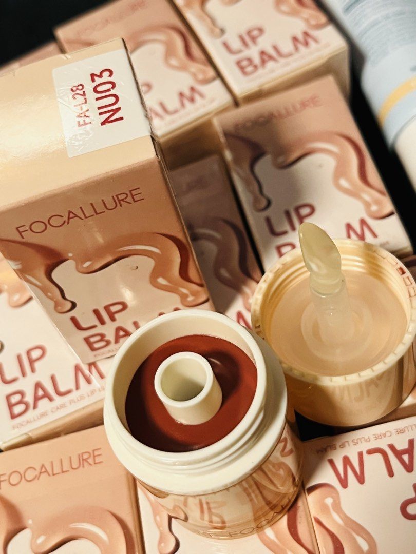 Focallure Lip Balm Care Plus Lip Blam (Category: Makeup) located in Santa Cruz. Submitted by prelovedbysky803 (Listing ID 1463001936, Image 3). Description: - Focallure Care Plus Lip Balm - Beautiful peachy nude shade - Hydrates and nourishes lips - Achieves soft, smooth lips - Ideal for everyday wear - Cute and compact packaging.