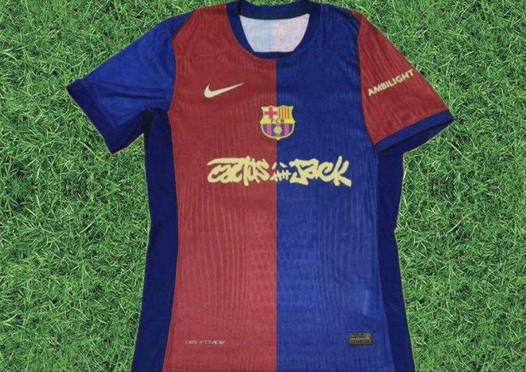 Football Jersey (Category: Activewear) located in Manila. Submitted by auapparel (Listing ID 1463108285, Image 1). Description: 750-1250php each — take all 3k •Barcelona Cactus Jack Player Version •Spain Football Jersey •Italy Football Jersey •Barcelona Football Kit Collection.